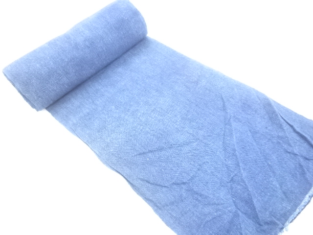 JAPANESE KIMONO / ANTIQUE BOLT FOR KIMONO / COTTON / WOVEN GEOMETRIC